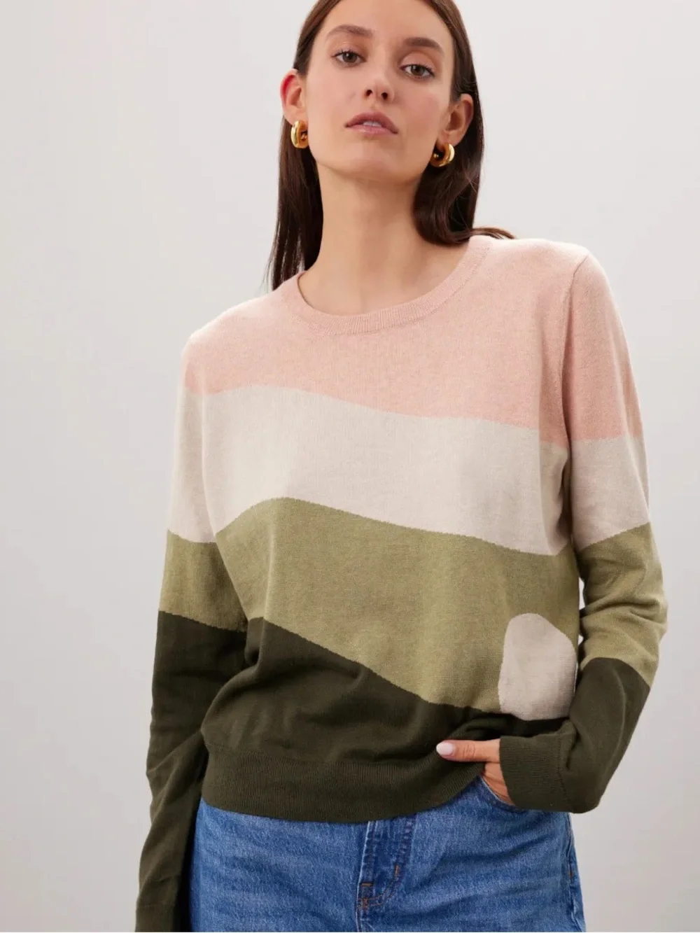 Marine Layer Women's Scenic Sunset Sweater Medium M